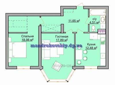 Buy an apartment, Mandrikovskaya-ul, 136, Dnipro, Pobeda_2, Sobornyi district, id 23128